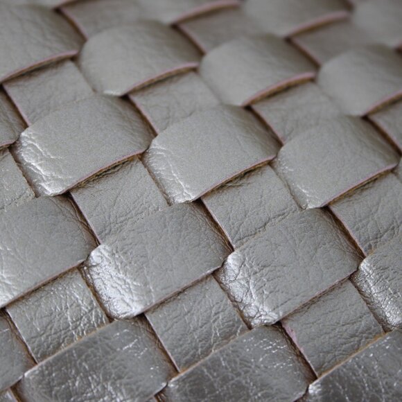 Ilse Jacobsen Purse 17 x 12 x 6 Gold Two Handle Polyurethane Purse - Picture 10 of 10